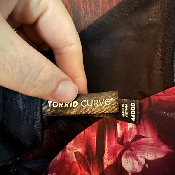 Like-New Torrid 360 Full Coverage Floral Print Bra 44DDD/44F - Picture 2 of 3